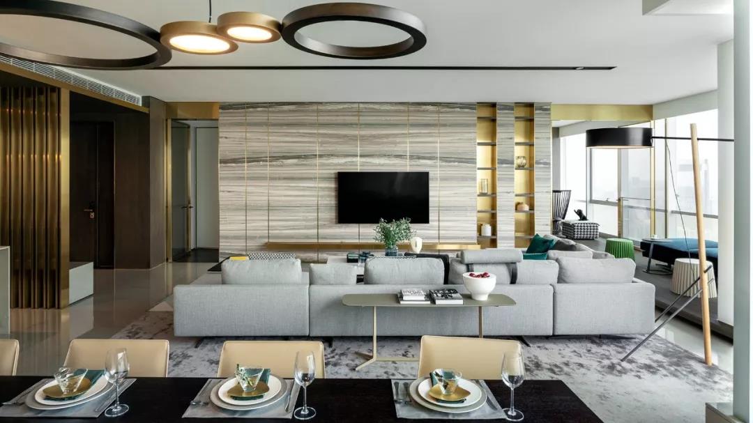 南京極簡后現(xiàn)代風(fēng),125㎡輕奢設(shè)計,看一眼就心動