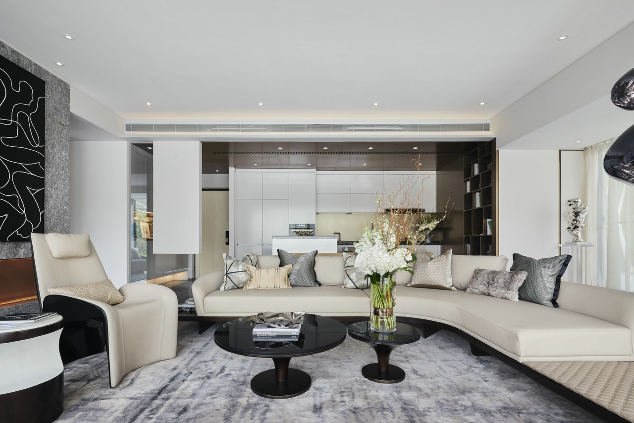 南京150㎡現(xiàn)代輕奢新房裝修，簡(jiǎn)約的線條太精致了!