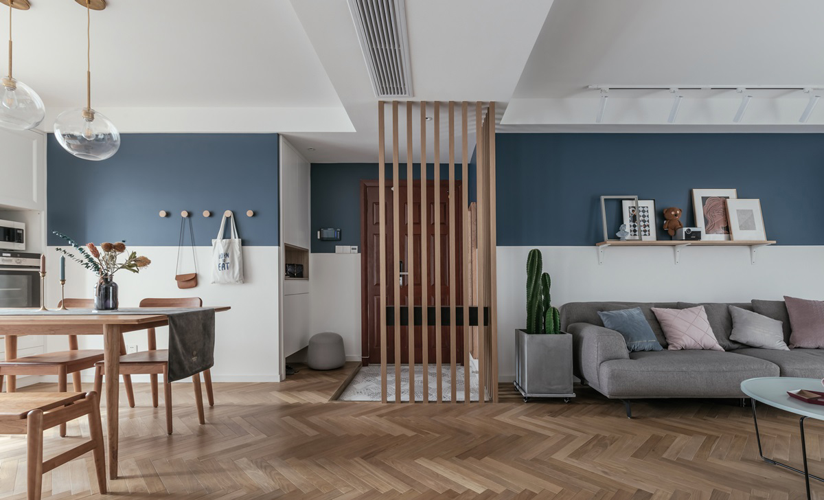 南京110平米現代北歐裝修實景