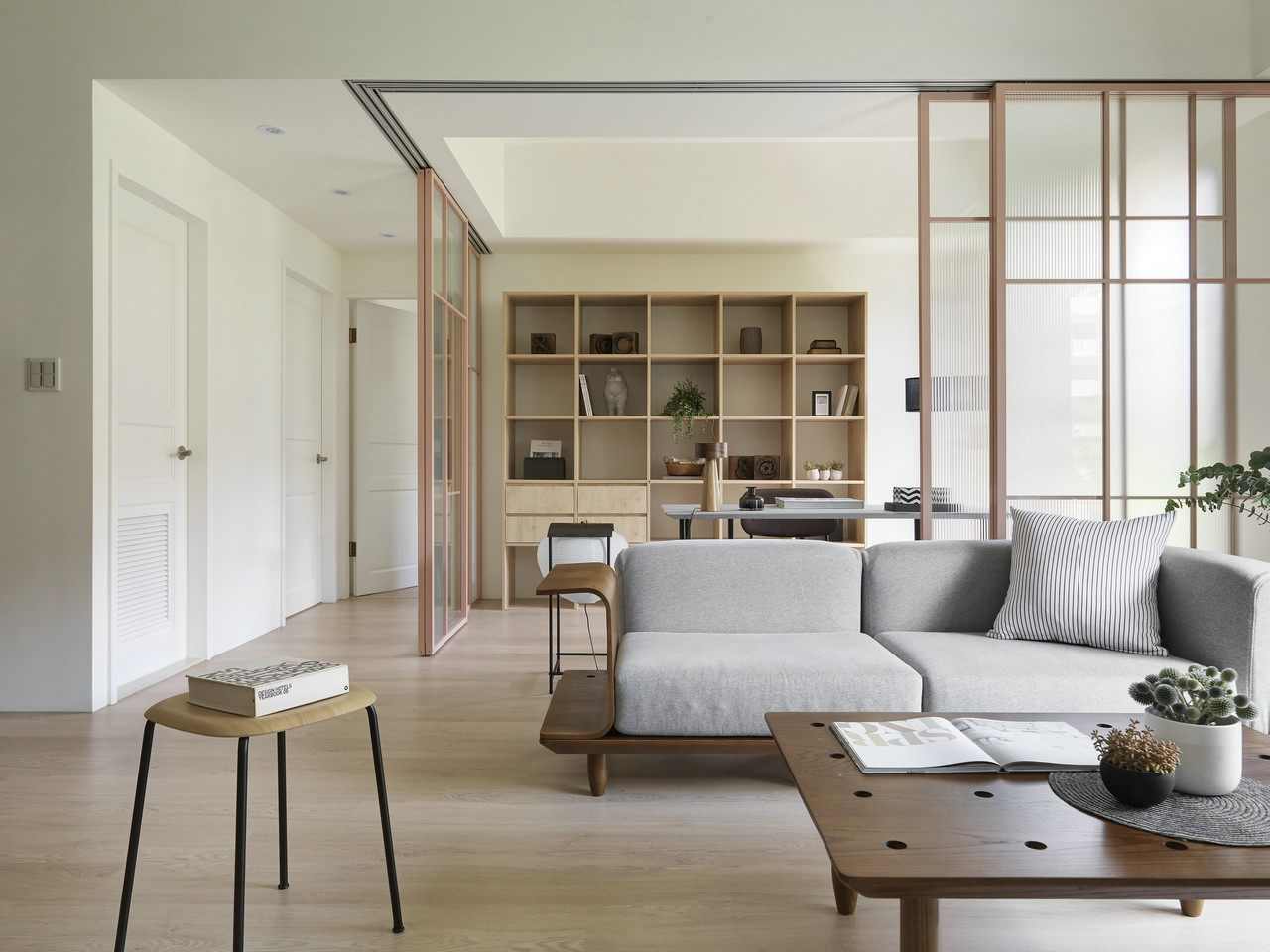 南京75平米現代簡約風，每個空間的設計都很贊!