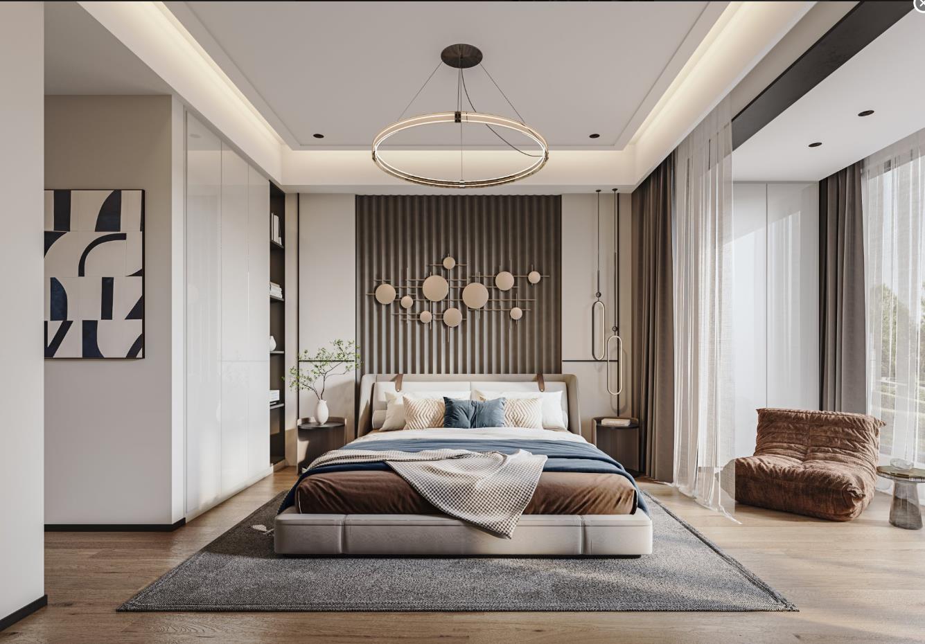 南京現(xiàn)代簡(jiǎn)約風(fēng)格裝修，簡(jiǎn)潔搭配營(yíng)造時(shí)尚舒適感覺(jué)