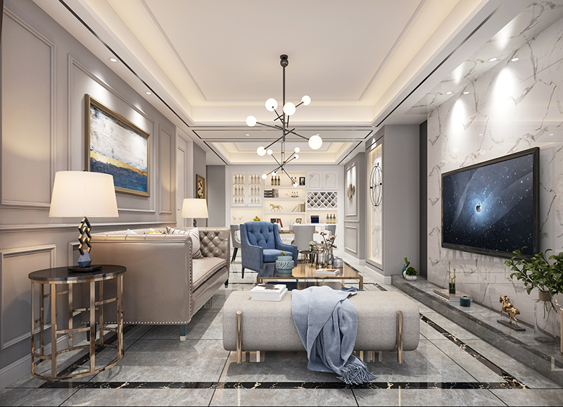 南京106㎡婚房歐式風(fēng)格裝修，盡顯優(yōu)雅浪漫！