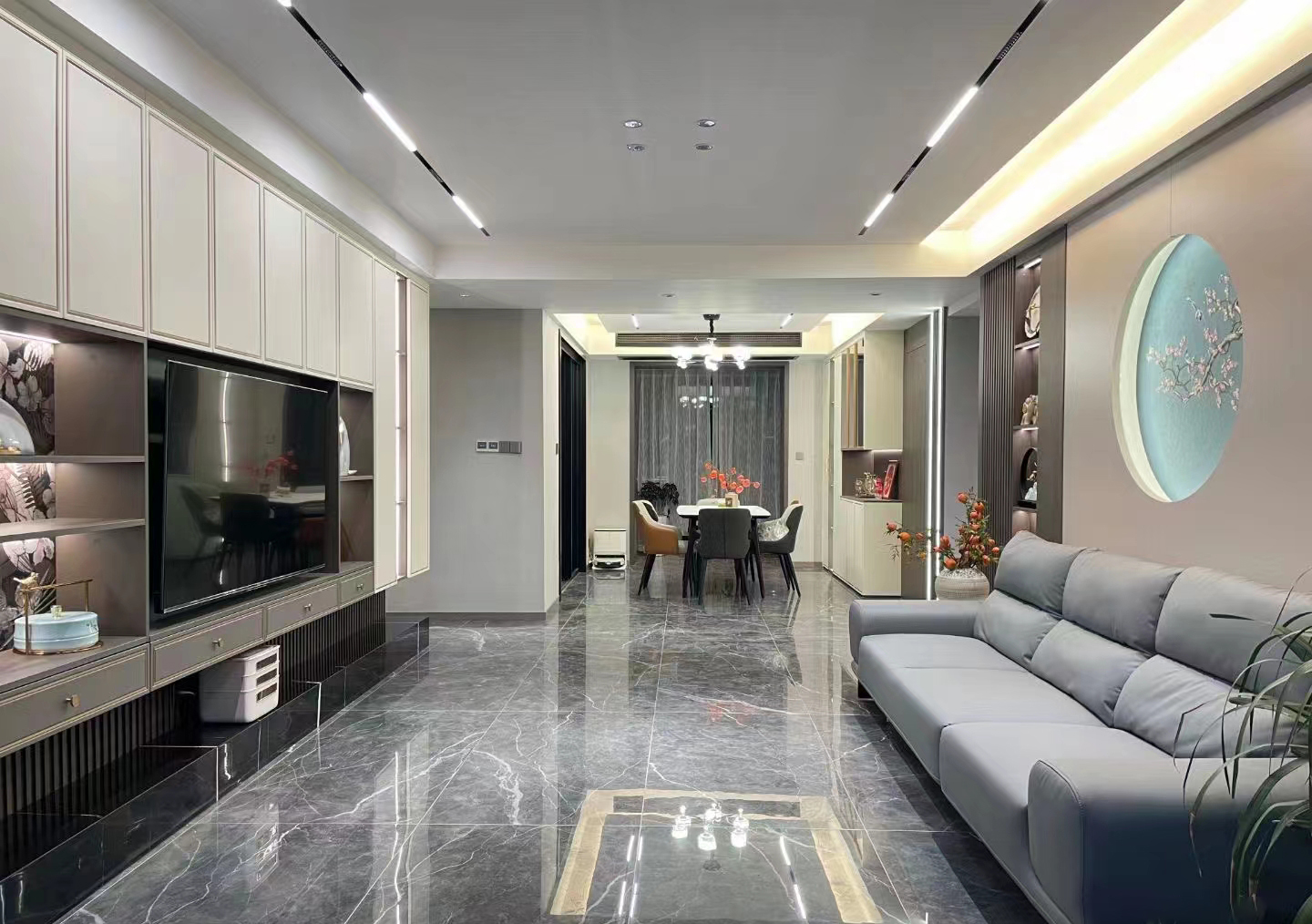 120平米現(xiàn)代輕奢精裝實(shí)景，完美的新家!